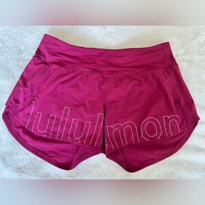 lululemon size 8 running shorts